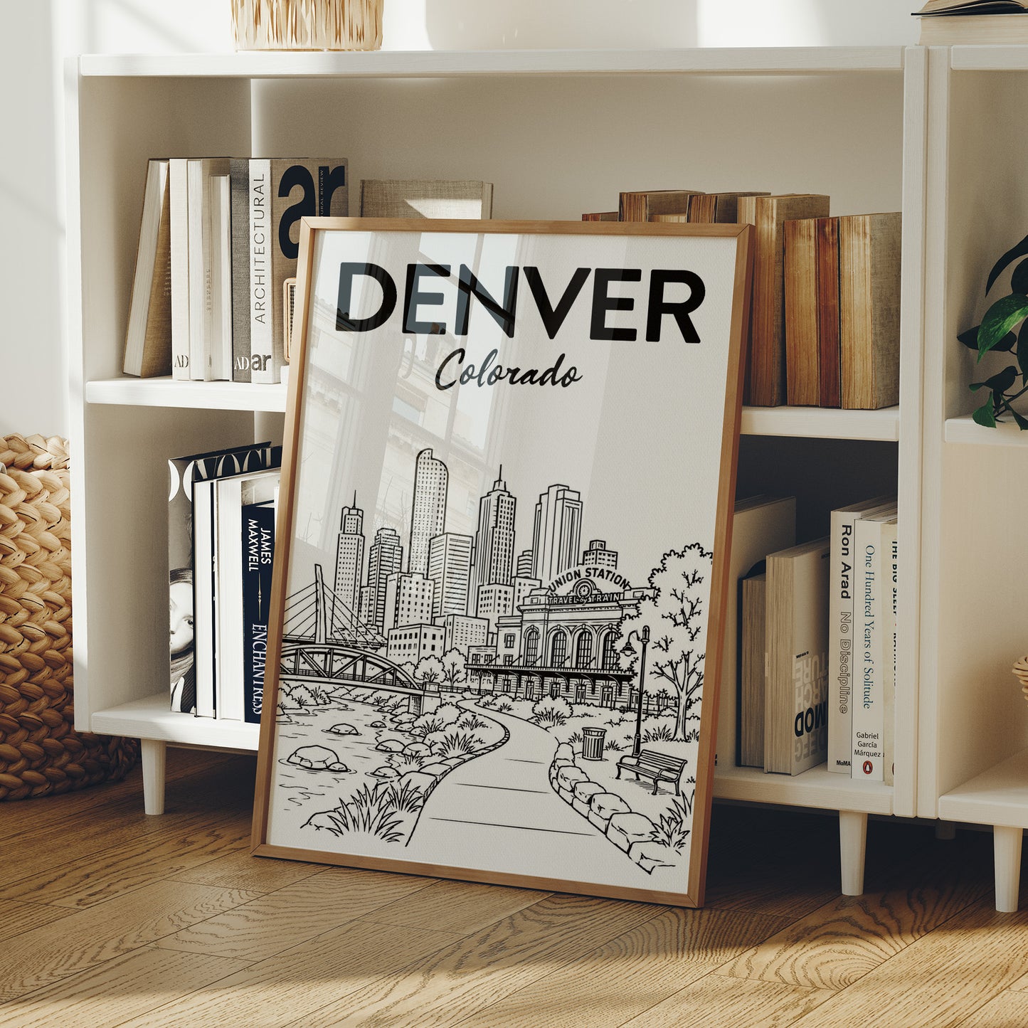 Denver, Union Station Line Art