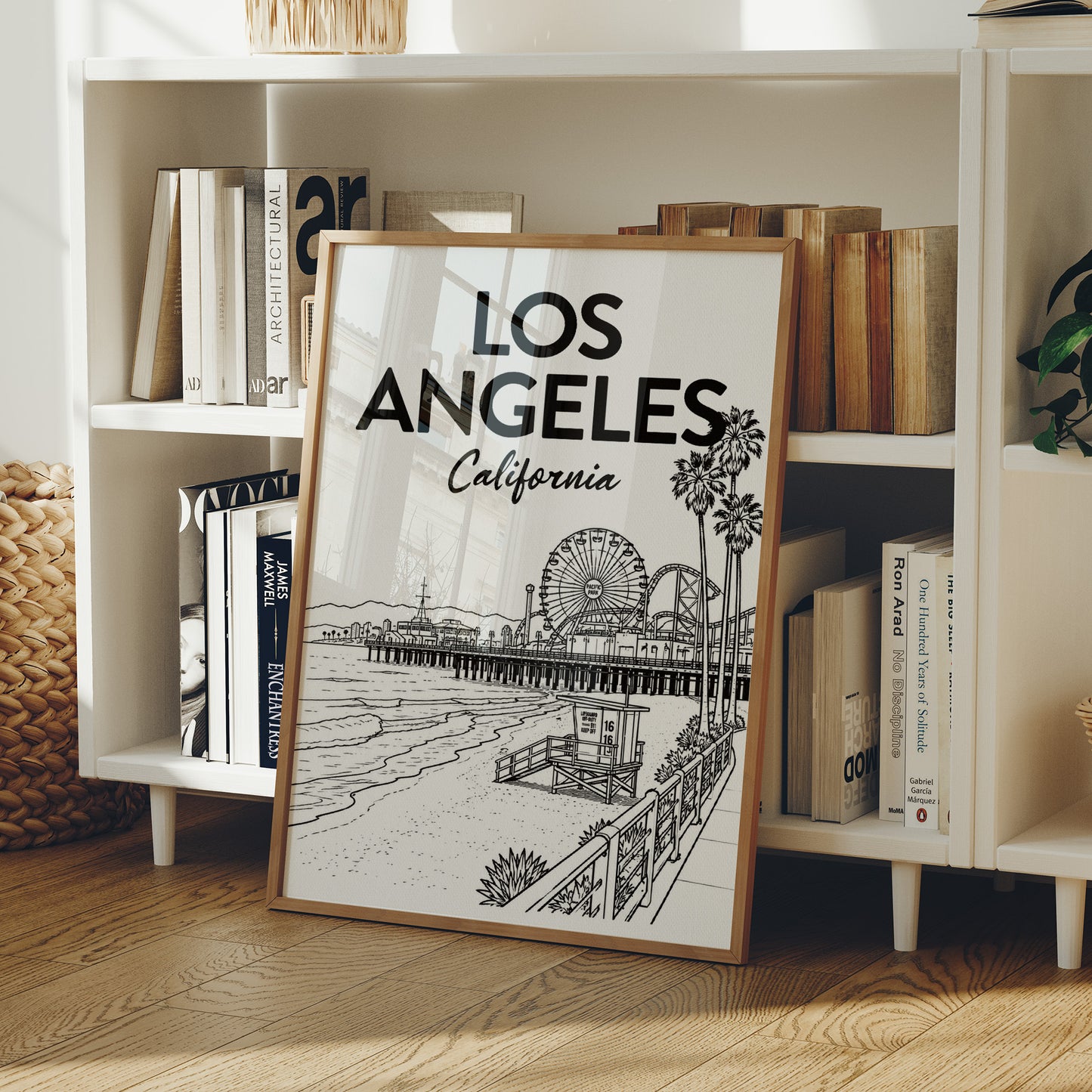Los Angeles, Pier Line Art