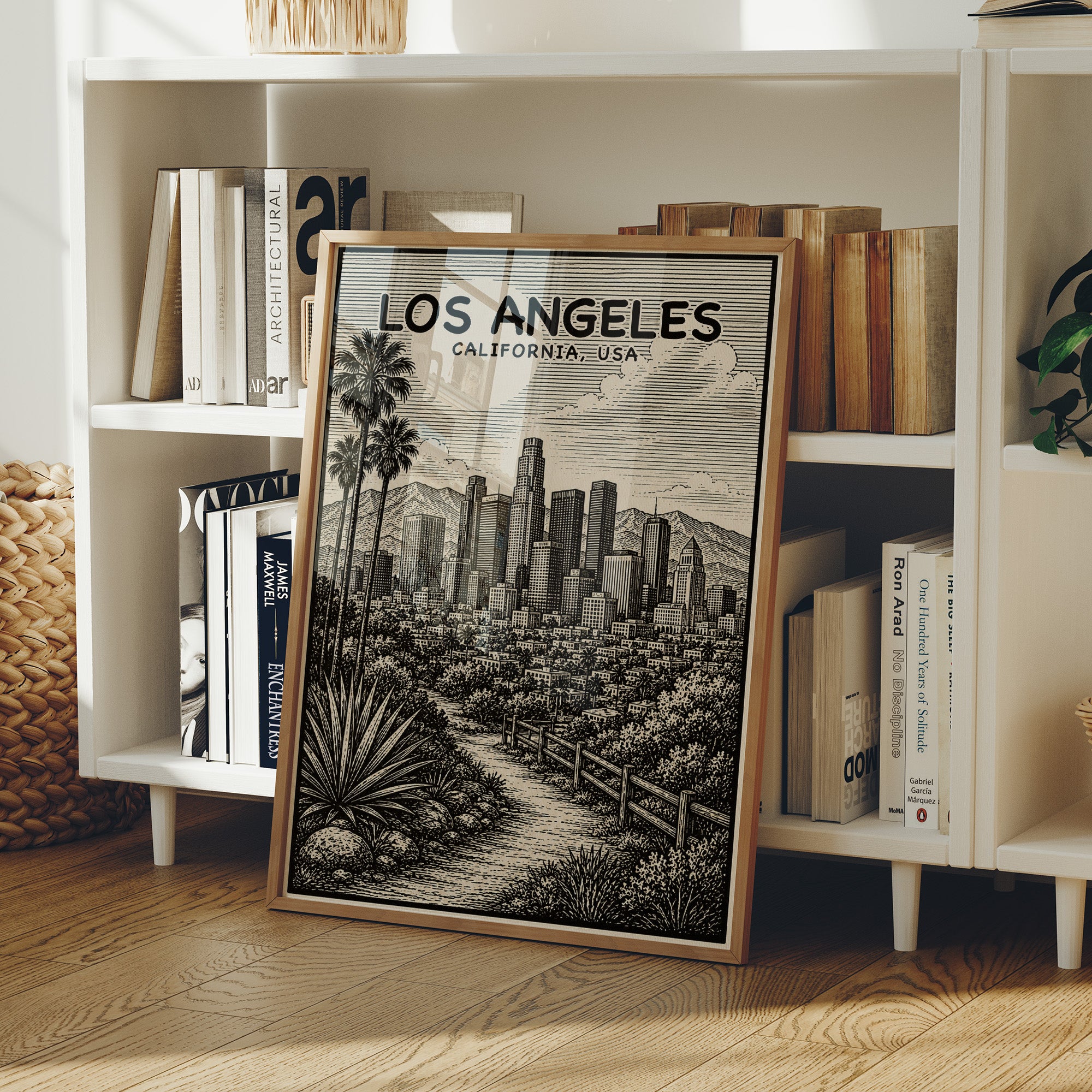 Los Angeles in Woodcut