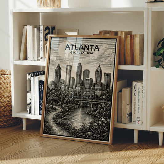 Atlanta in Woodcut
