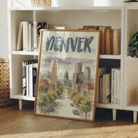 Denver in Watercolor