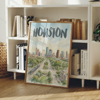 Houston in Watercolor