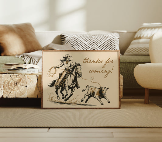 Cowgirl's Roundup Thanks
