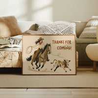 Cowgirl Wrangling Words of Thanks