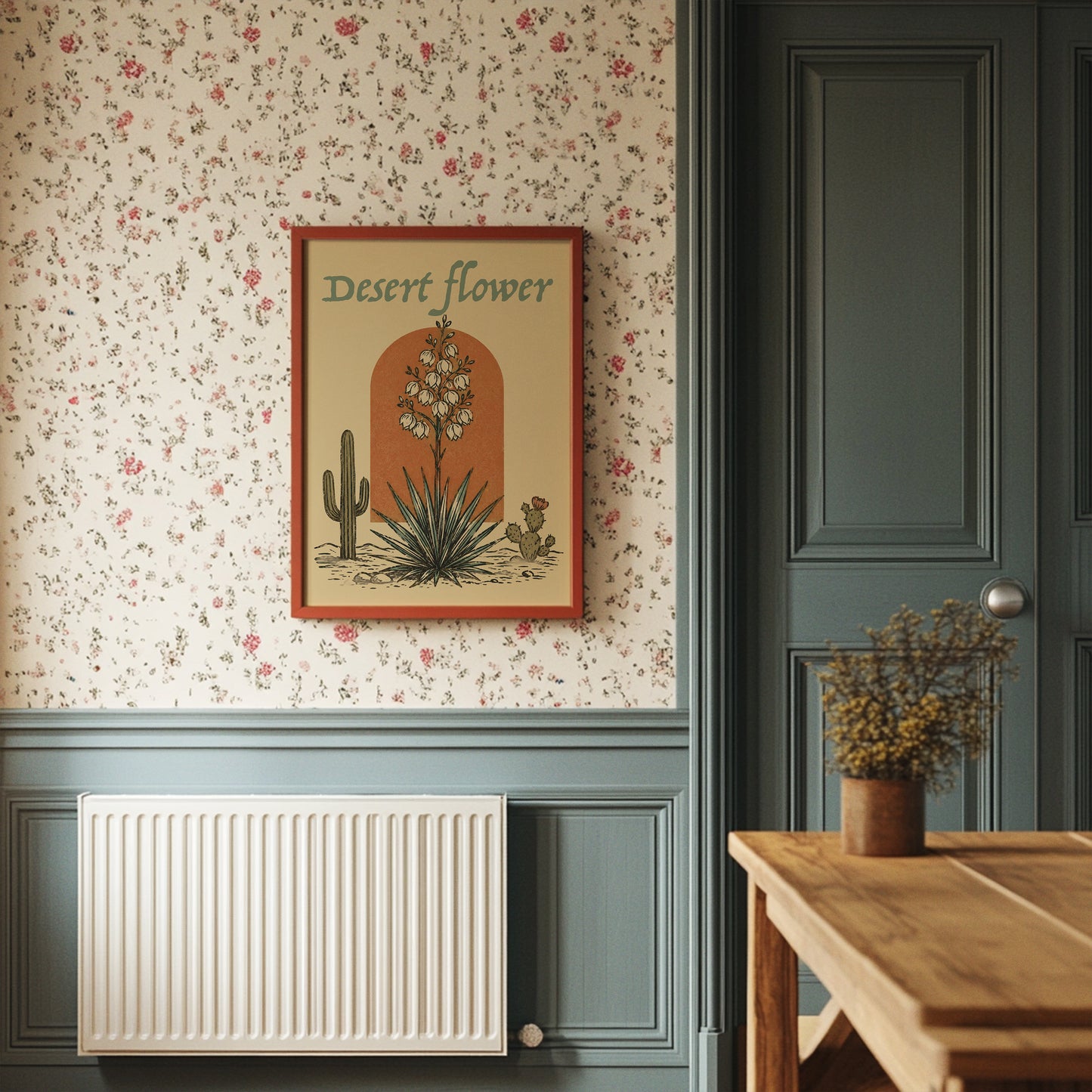 Desert Flower — Arched Yucca Botanical Print