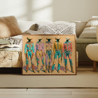 Pastel Parade of Cowboy Suits