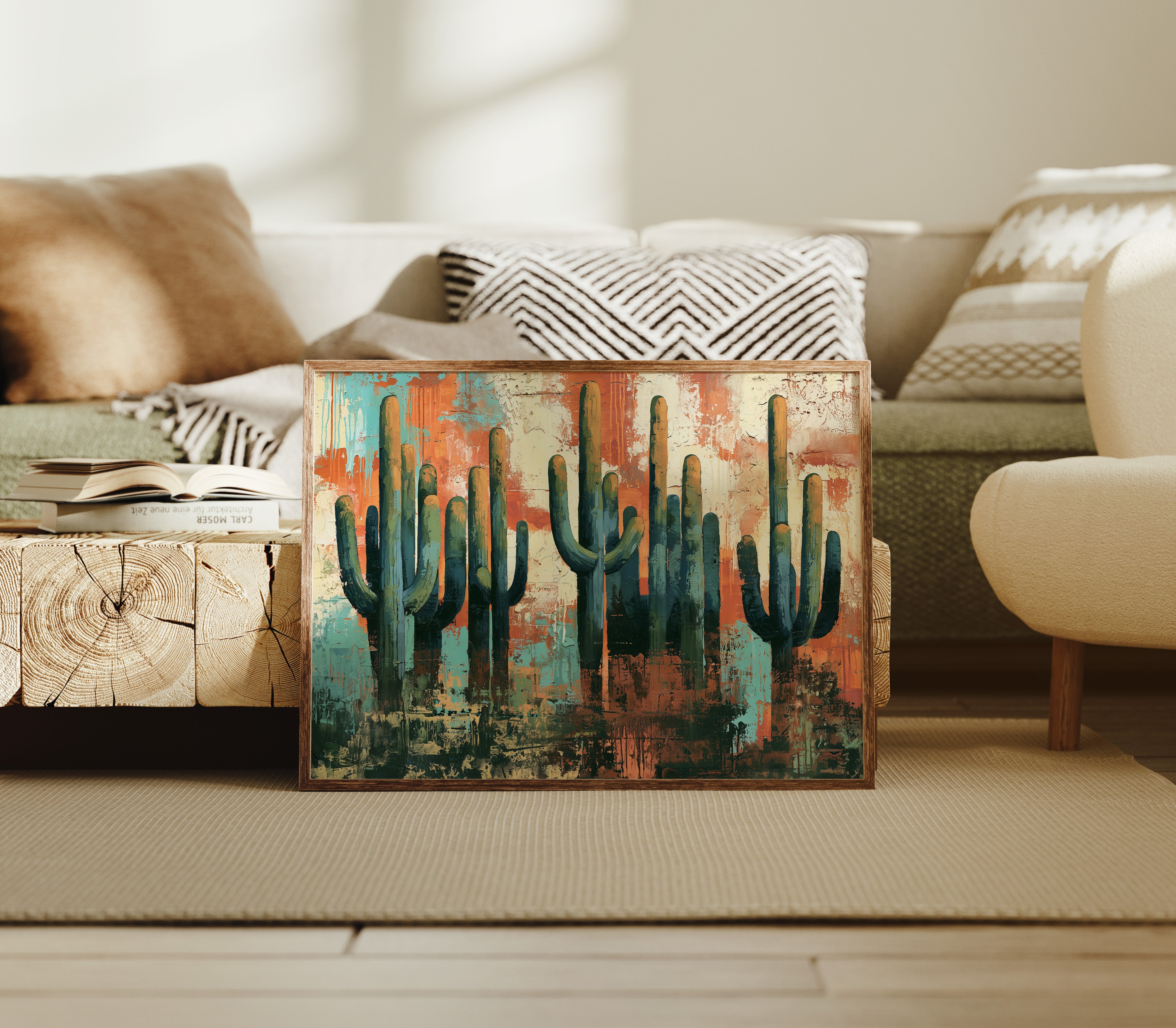 Saguaros At High Noon