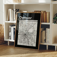 Denver, Mapped in Black