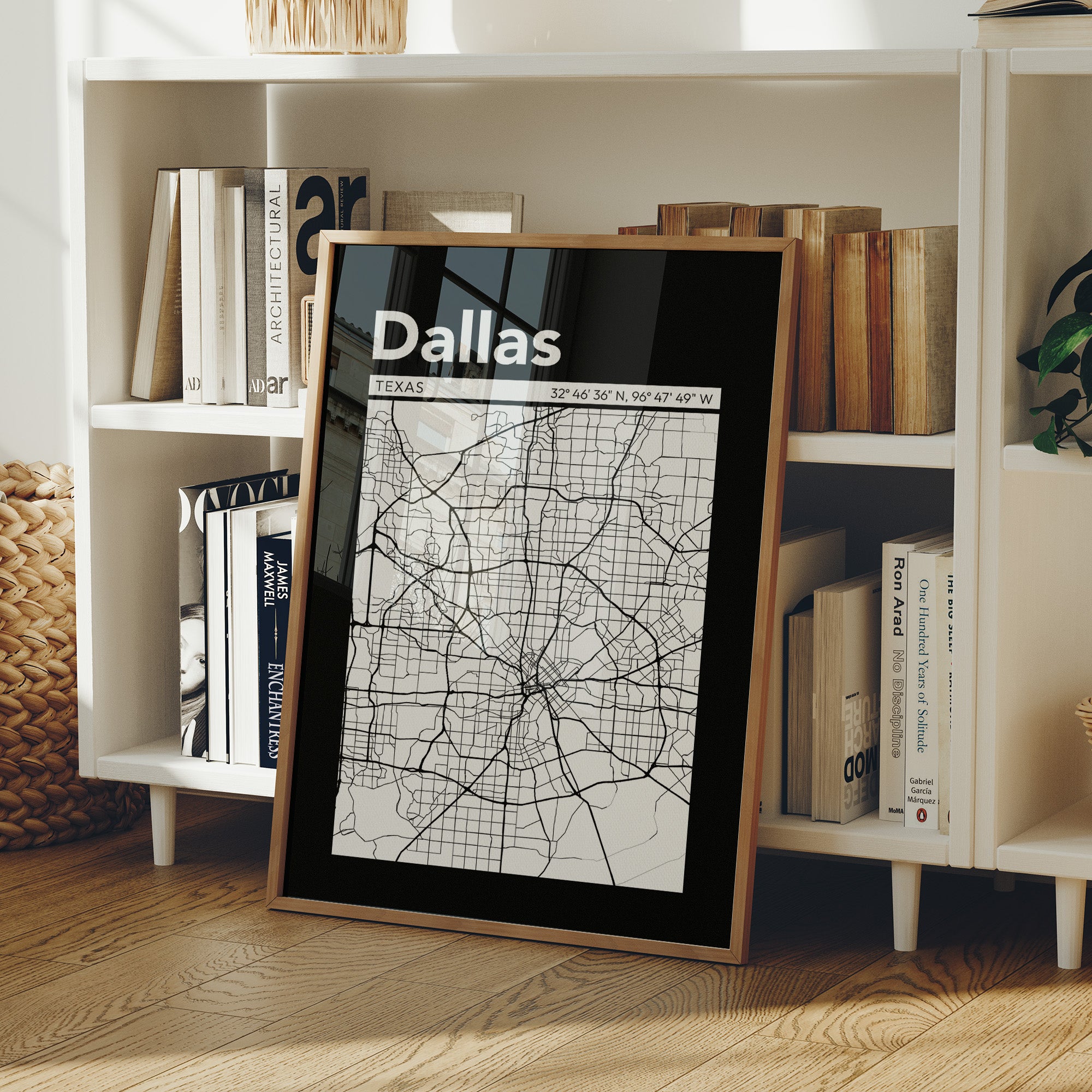 Dallas, Mapped in Black