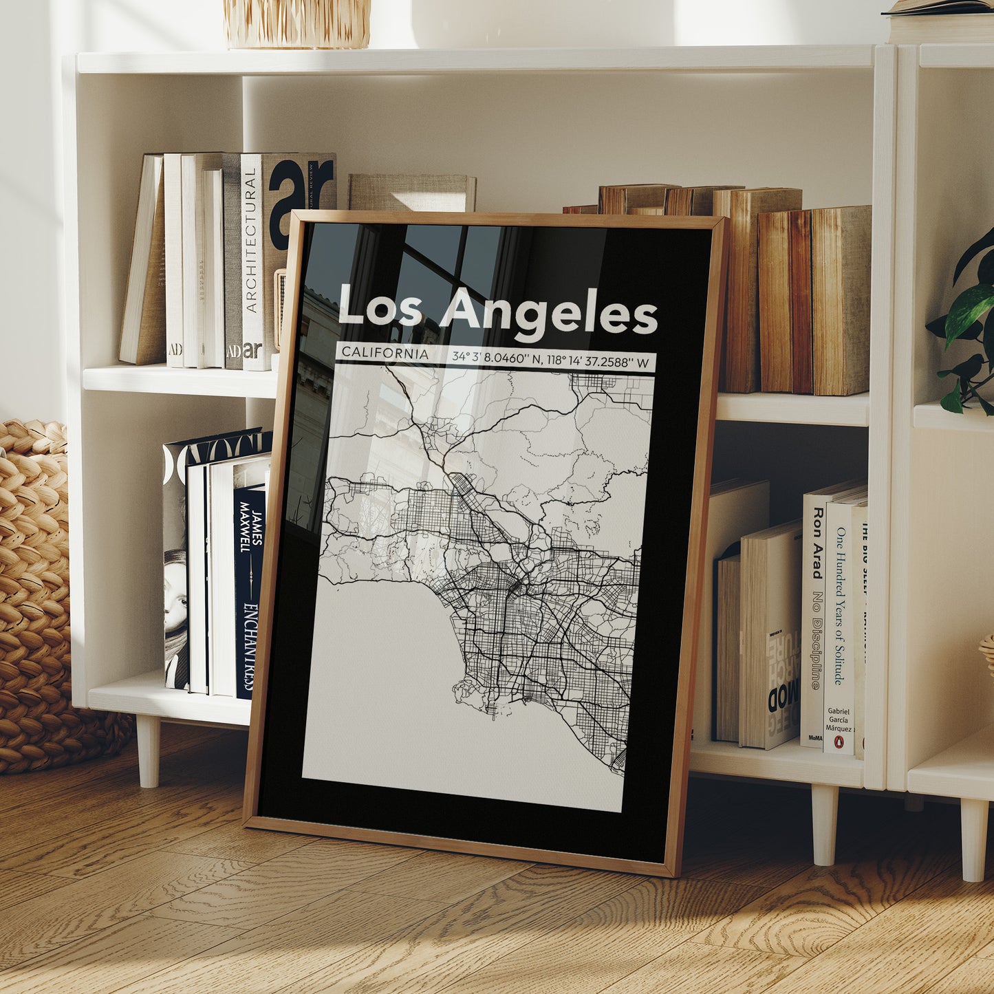 Los Angeles, Mapped in Black