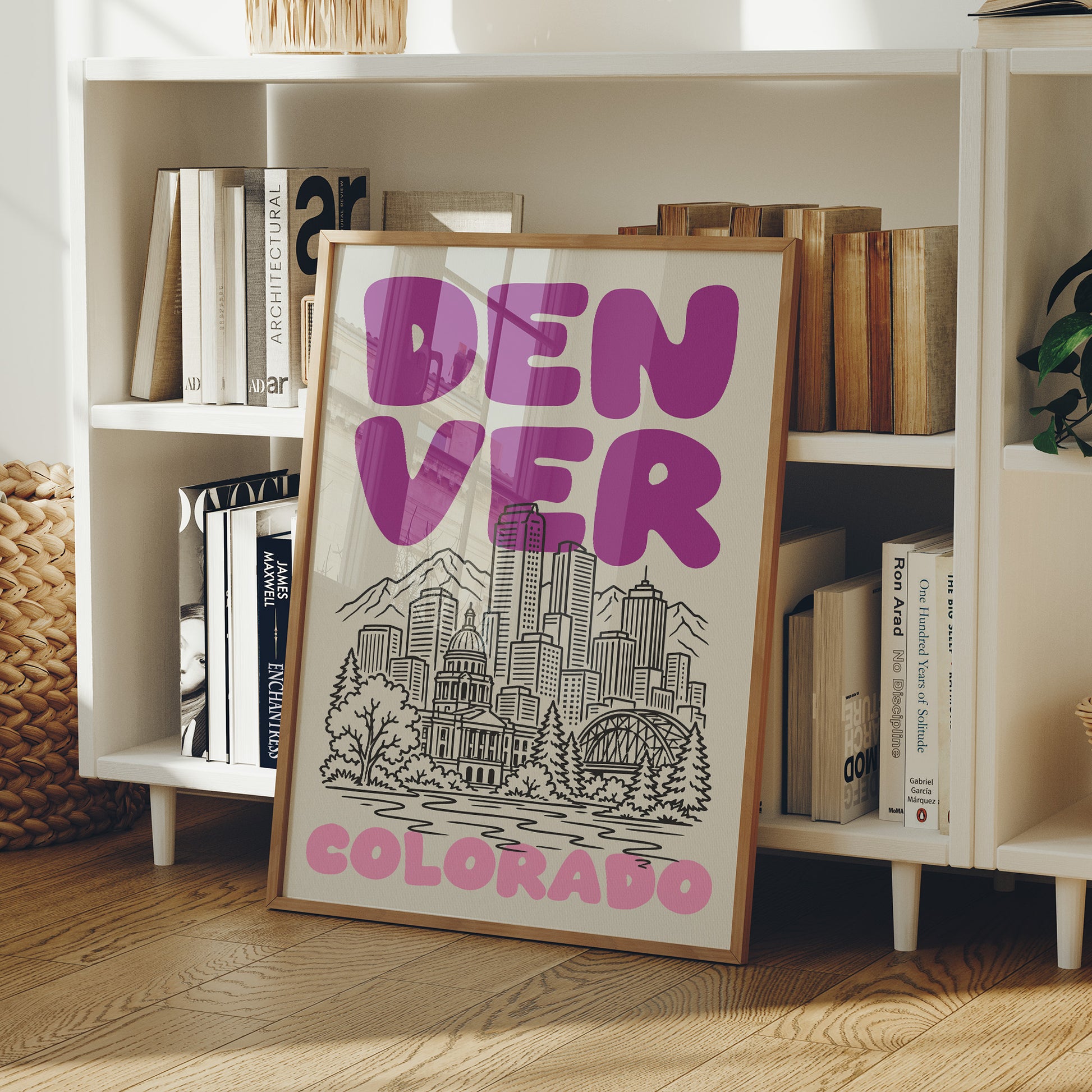 Denver, Bubble Letter Skyline