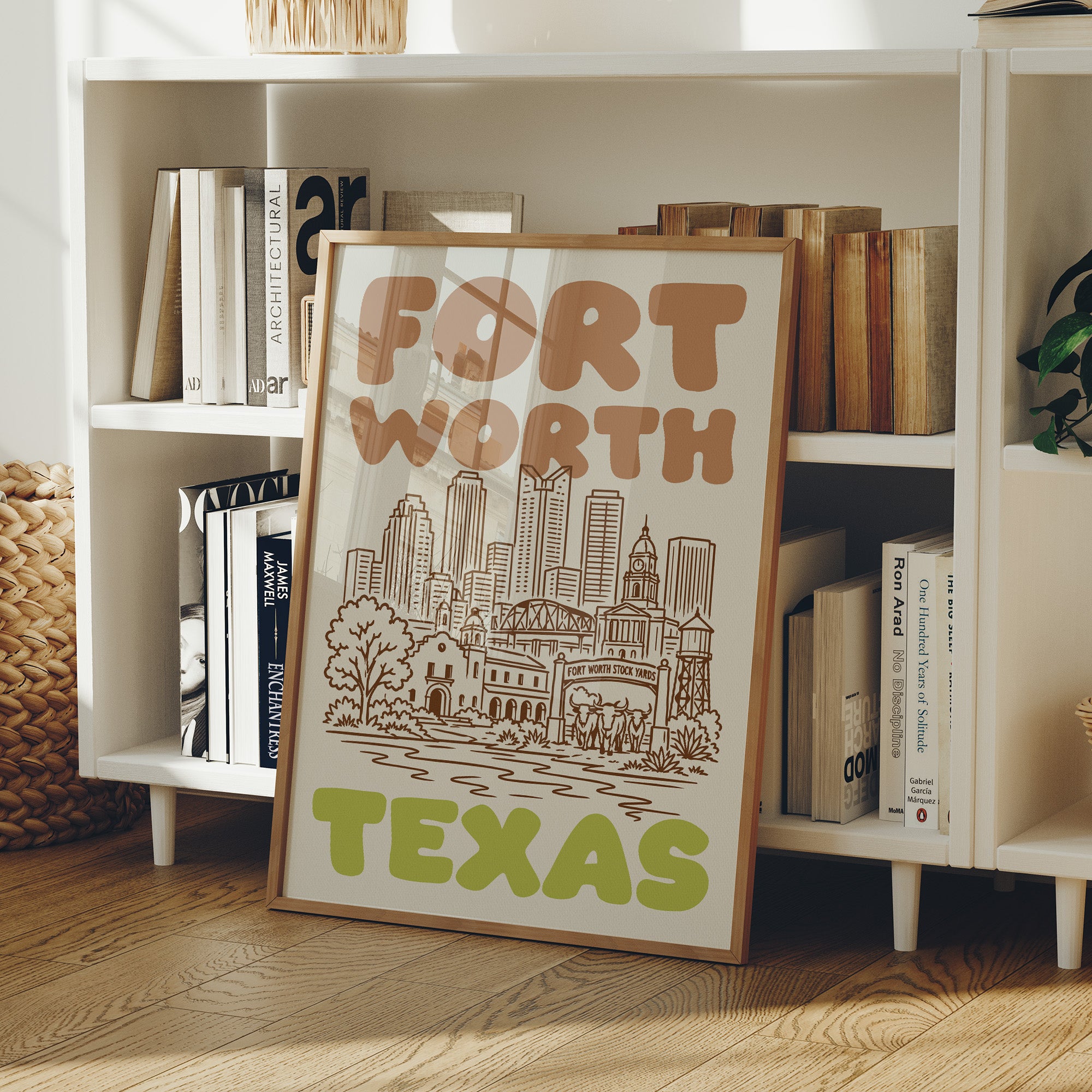 Fort Worth, Bubble Letter Skyline