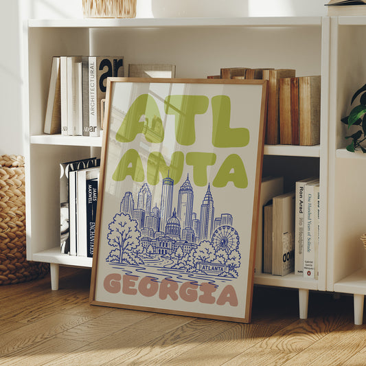 Atlanta, Bubble Letter Skyline