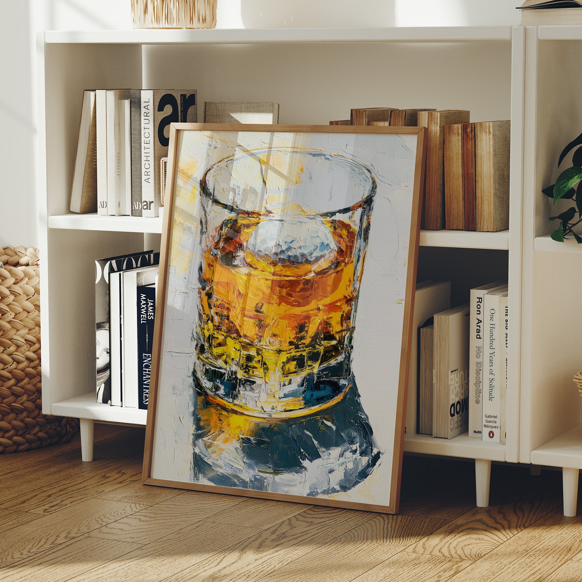 On the Rocks: An Impasto Pour