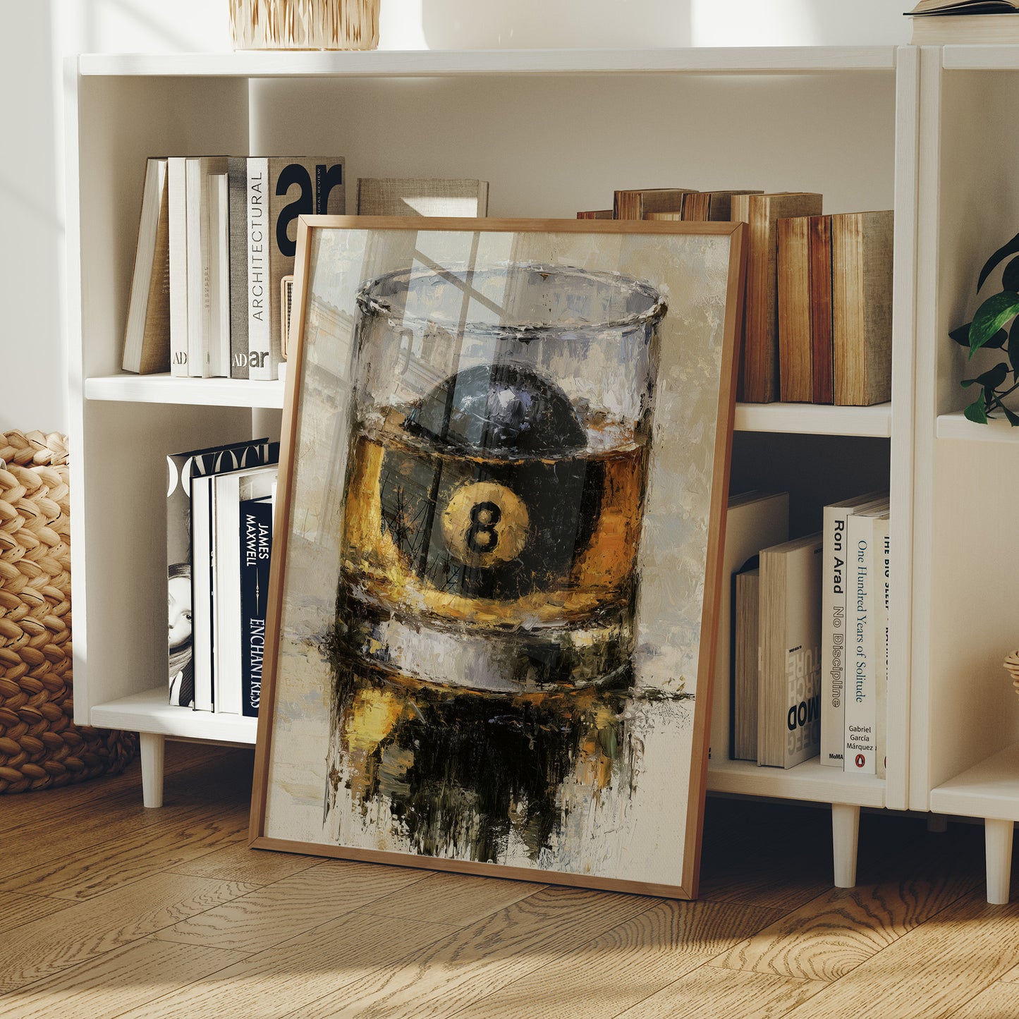 Behind the 8-Ball: A Whiskey Still Life