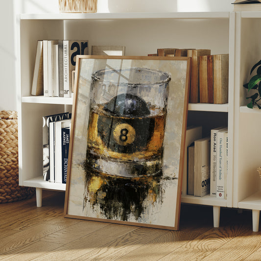 Behind the 8-Ball: A Whiskey Still Life