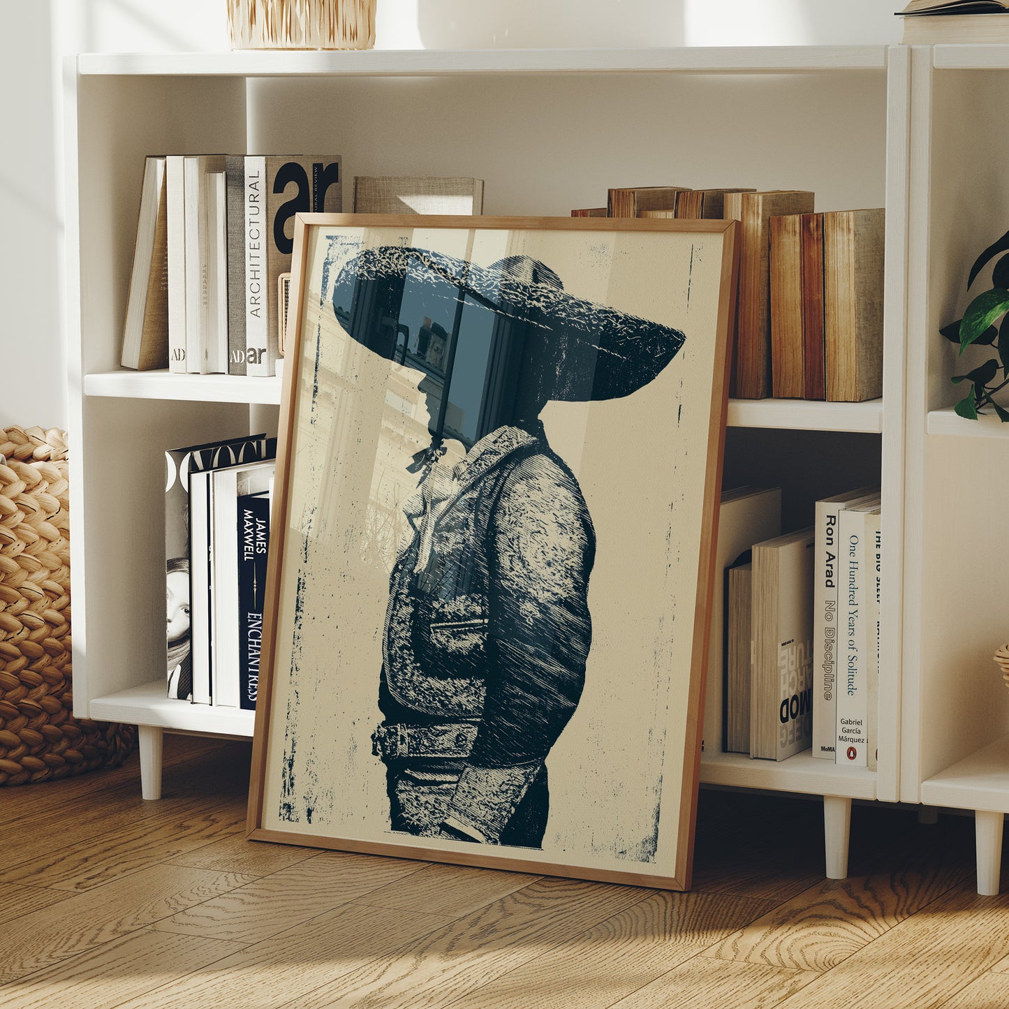 Vaquero in Profile: A Western Silhouette