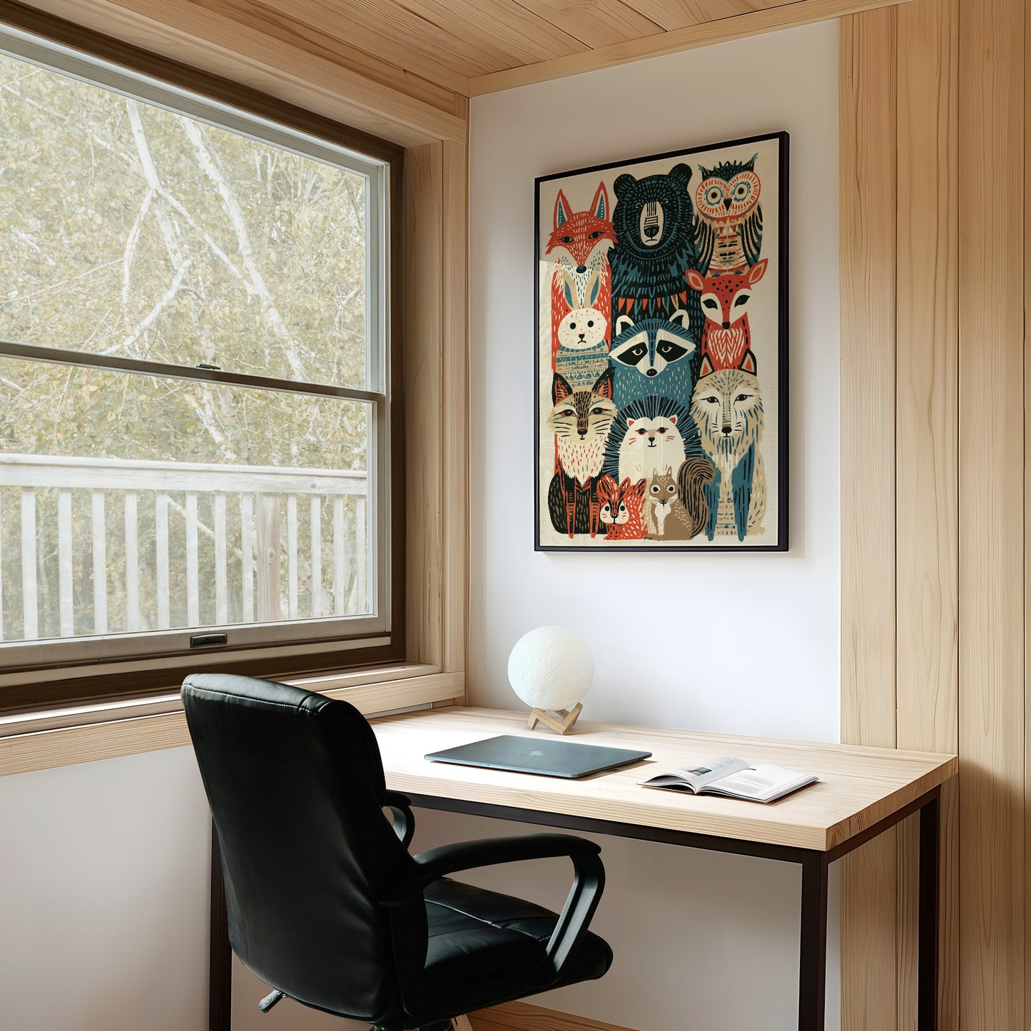 Woodland Council: A Folk Art Menagerie