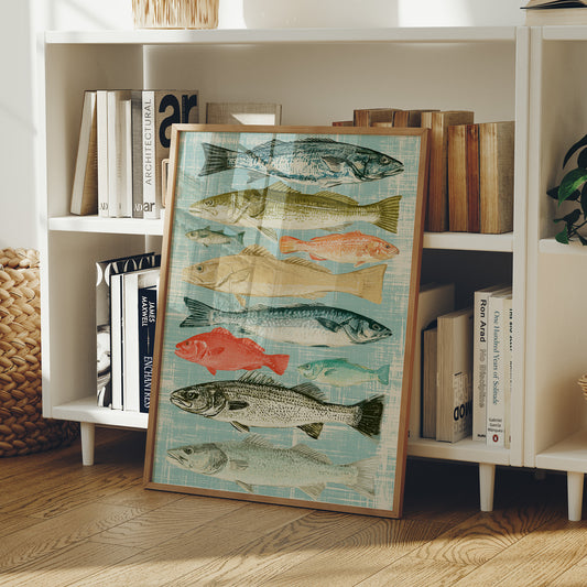 Catch of the Day: A Vintage Fish Chart