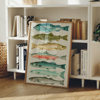 River Run: A Trout and Salmon Chart