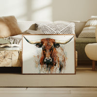Longhorn in Ink and Rust