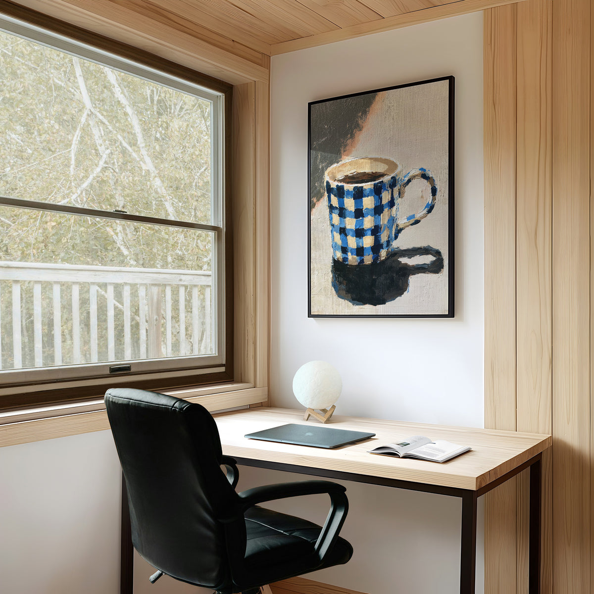 Gingham Mug, Morning Light