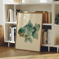 The Lion-Headed Goldfish, Studied in Ink