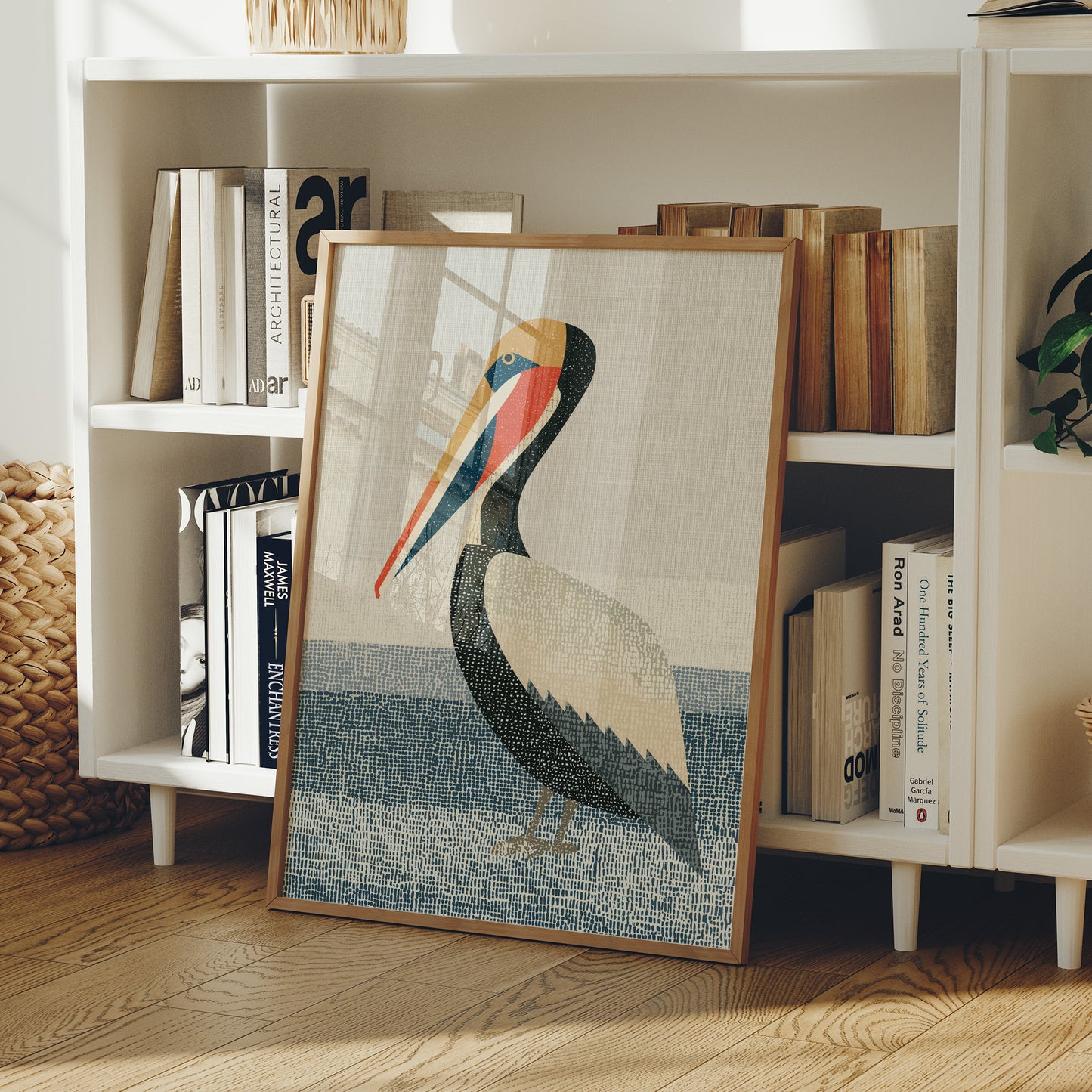 Pelican at Rest, Coastal Weave