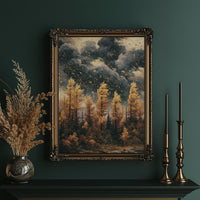 Tall Pines Against the Gathering Storm