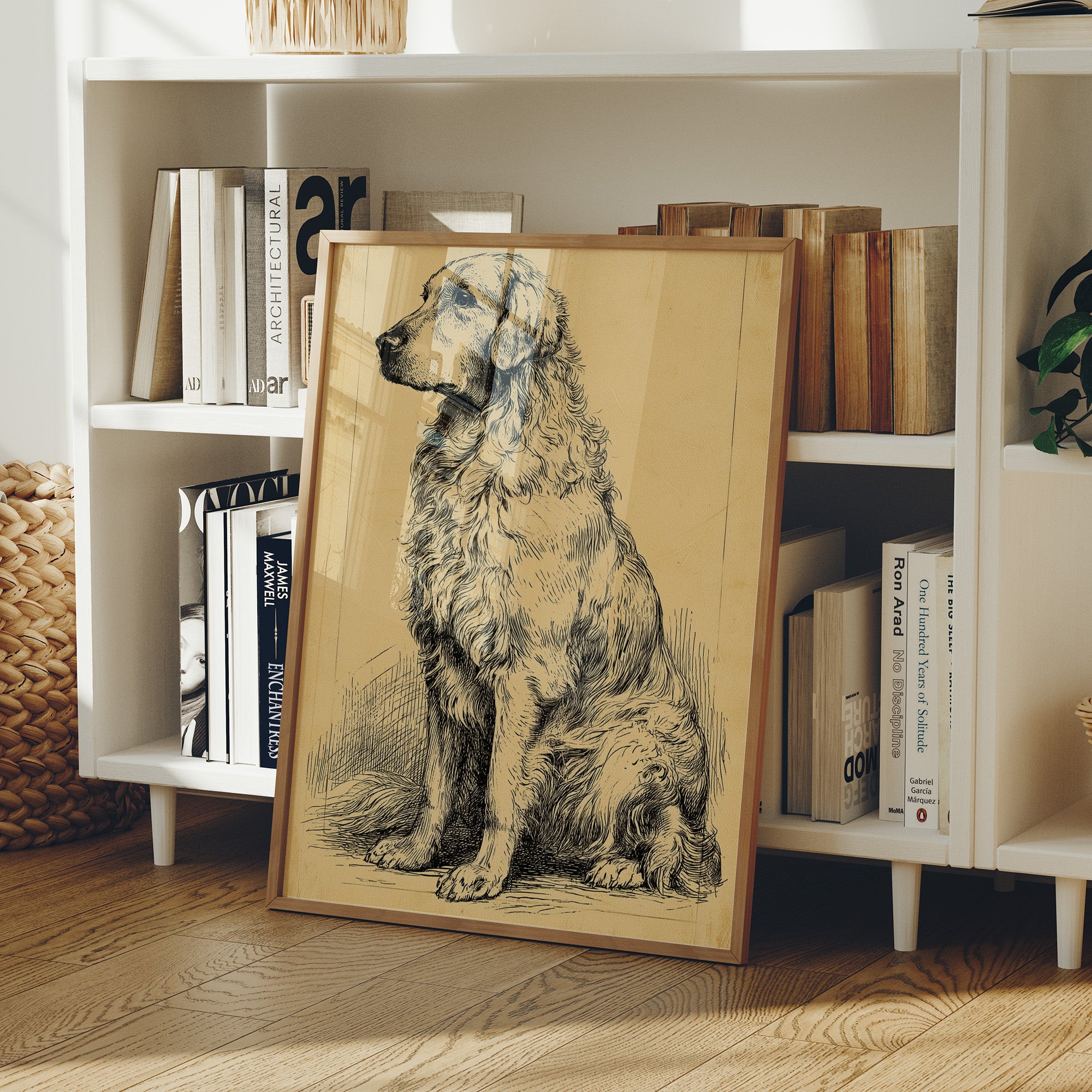 The Good Old Boy: Vintage Setter Sketch