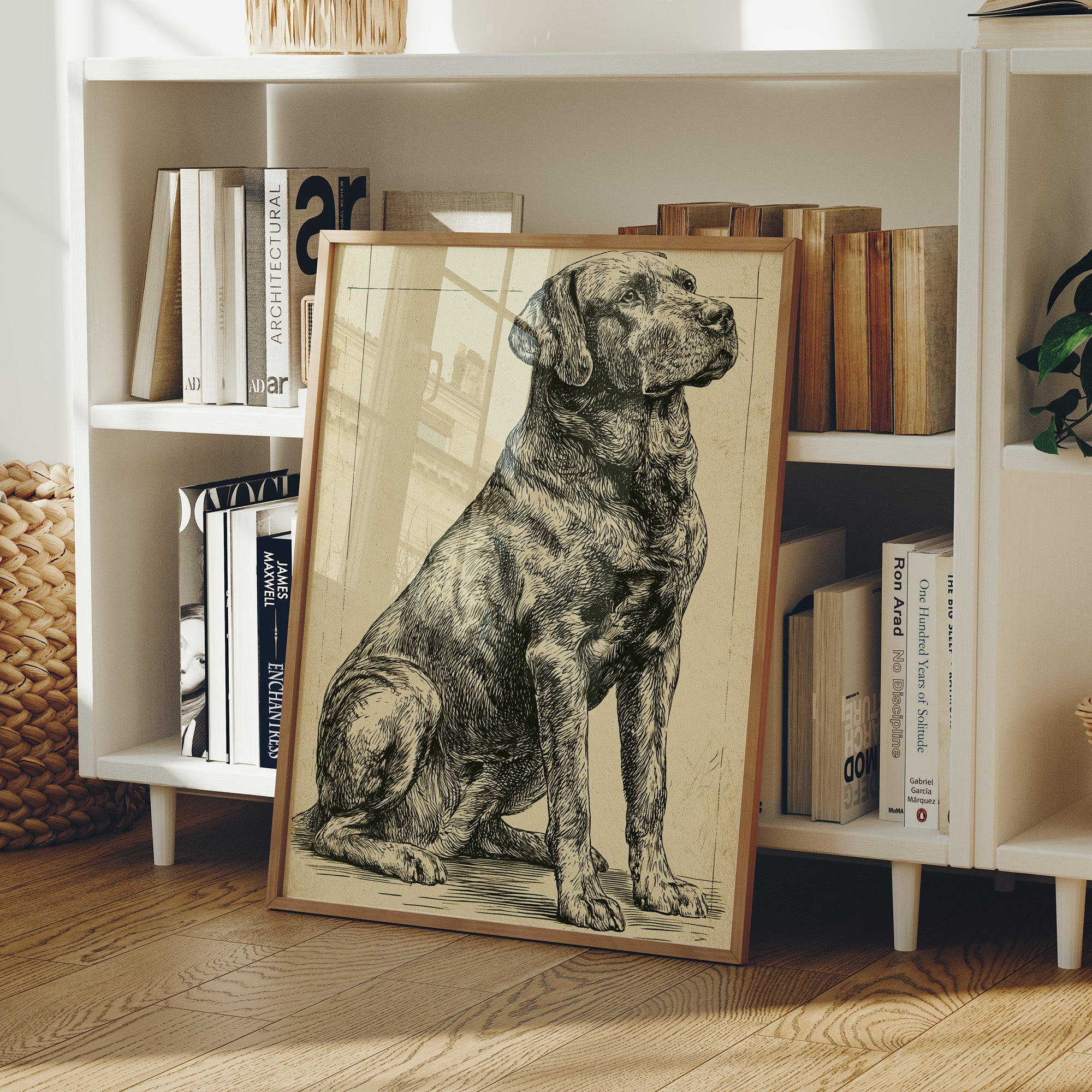 Noble Watch: Vintage Hound Engraving