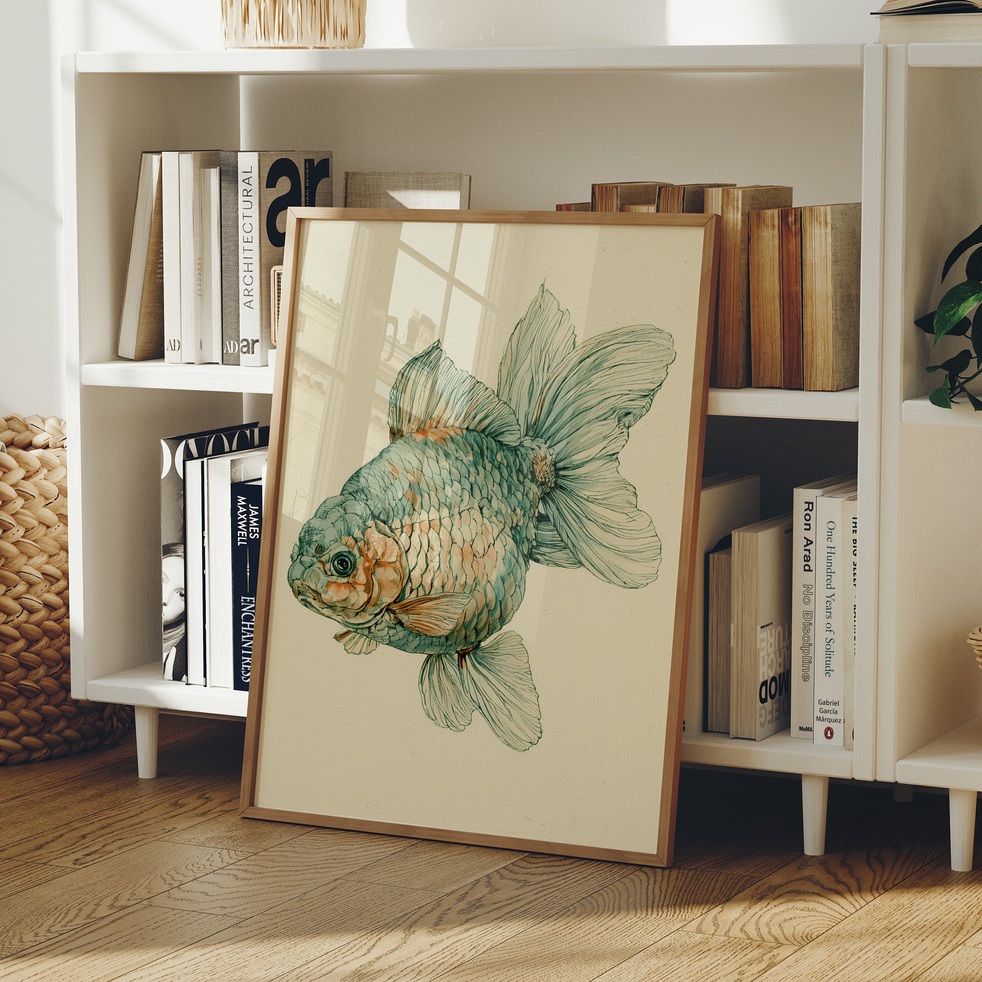 The Fancy One: Ornamental Goldfish Study