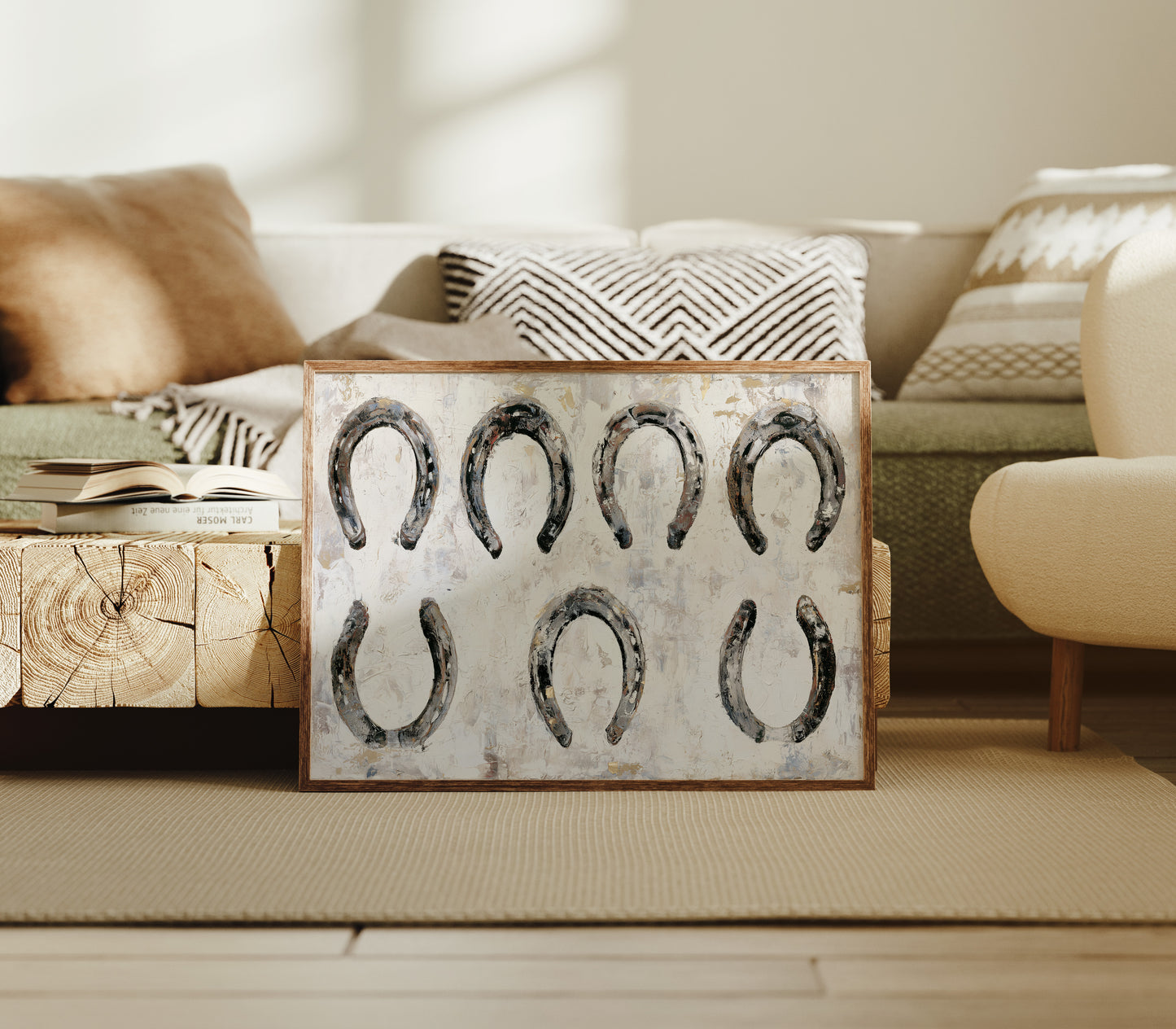 Seven Horseshoes, Textured Luck