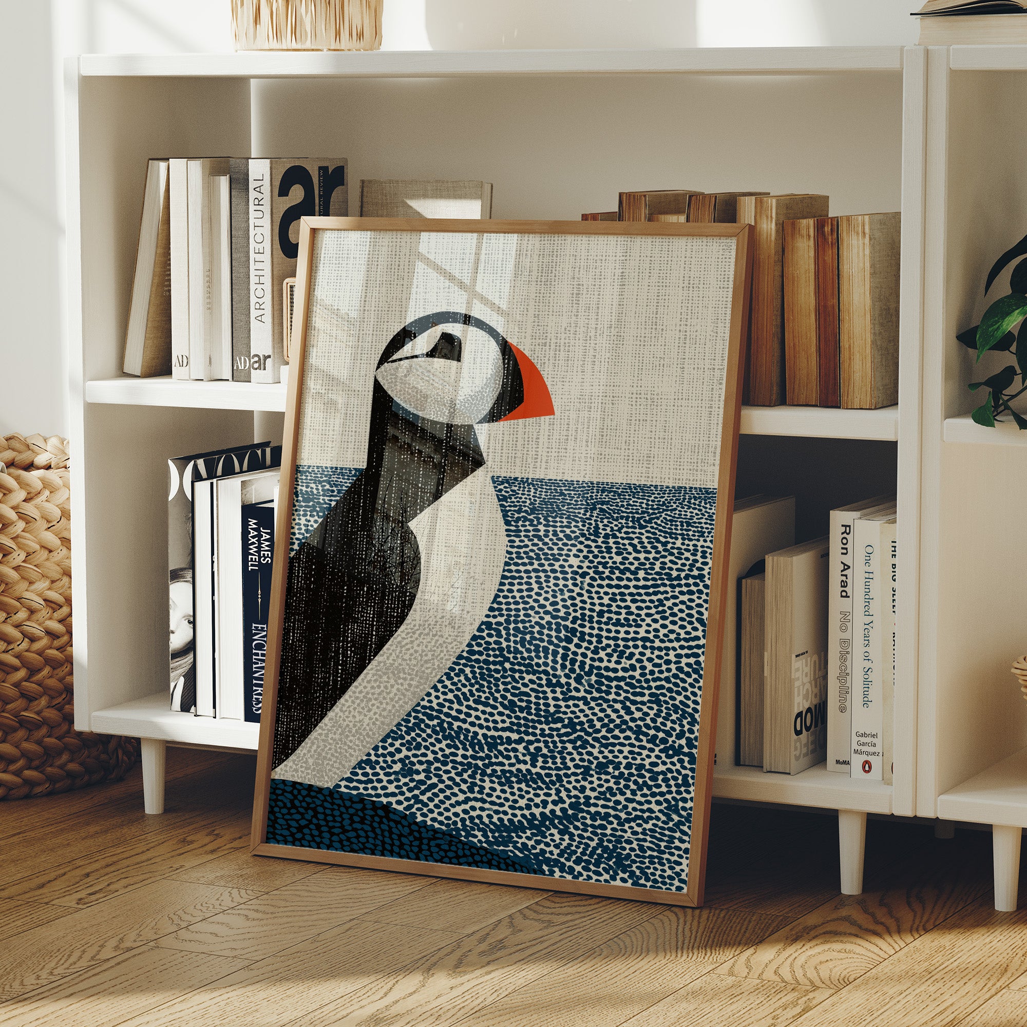 Puffin on the Horizon Line