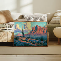 Superstition Mountain at First Light