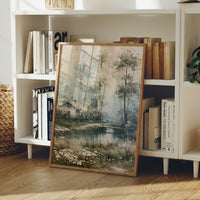 Daisies by the Water: Cottage in the Birch Grove