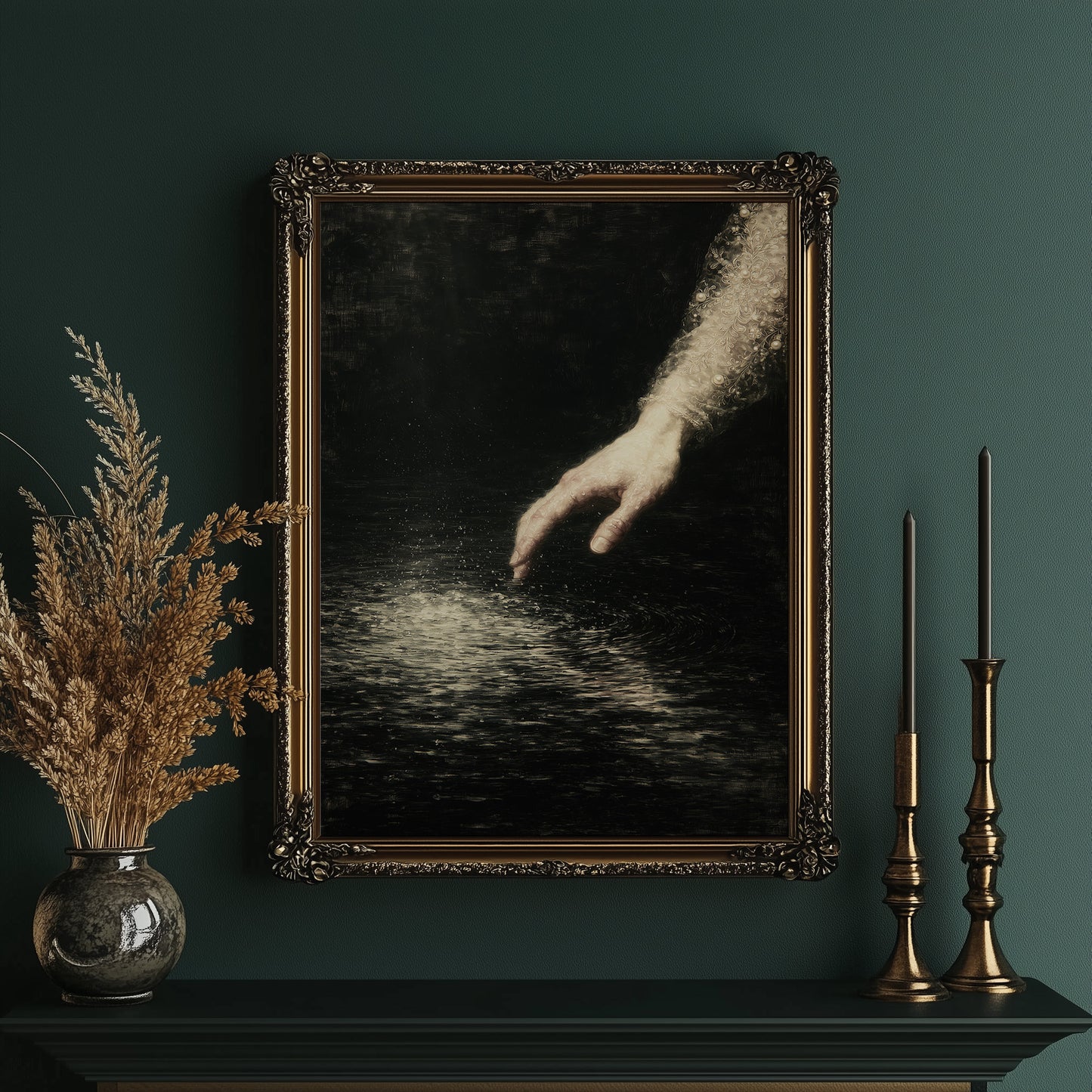Fingertip and Moonlit Water: A Renaissance Study