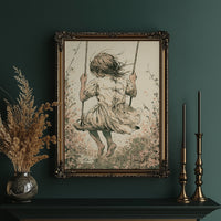 Blush Blossoms and the Swinging Girl