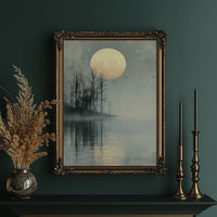Bare Trees, Wide Water Moon
