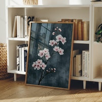 Realist Blossoms on Slate Grey