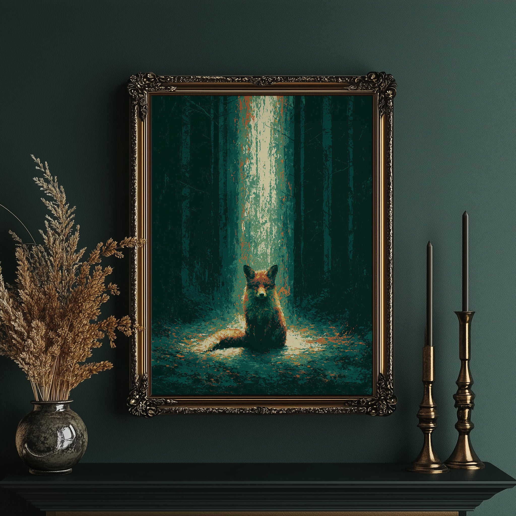 Fox in the Amber Beam