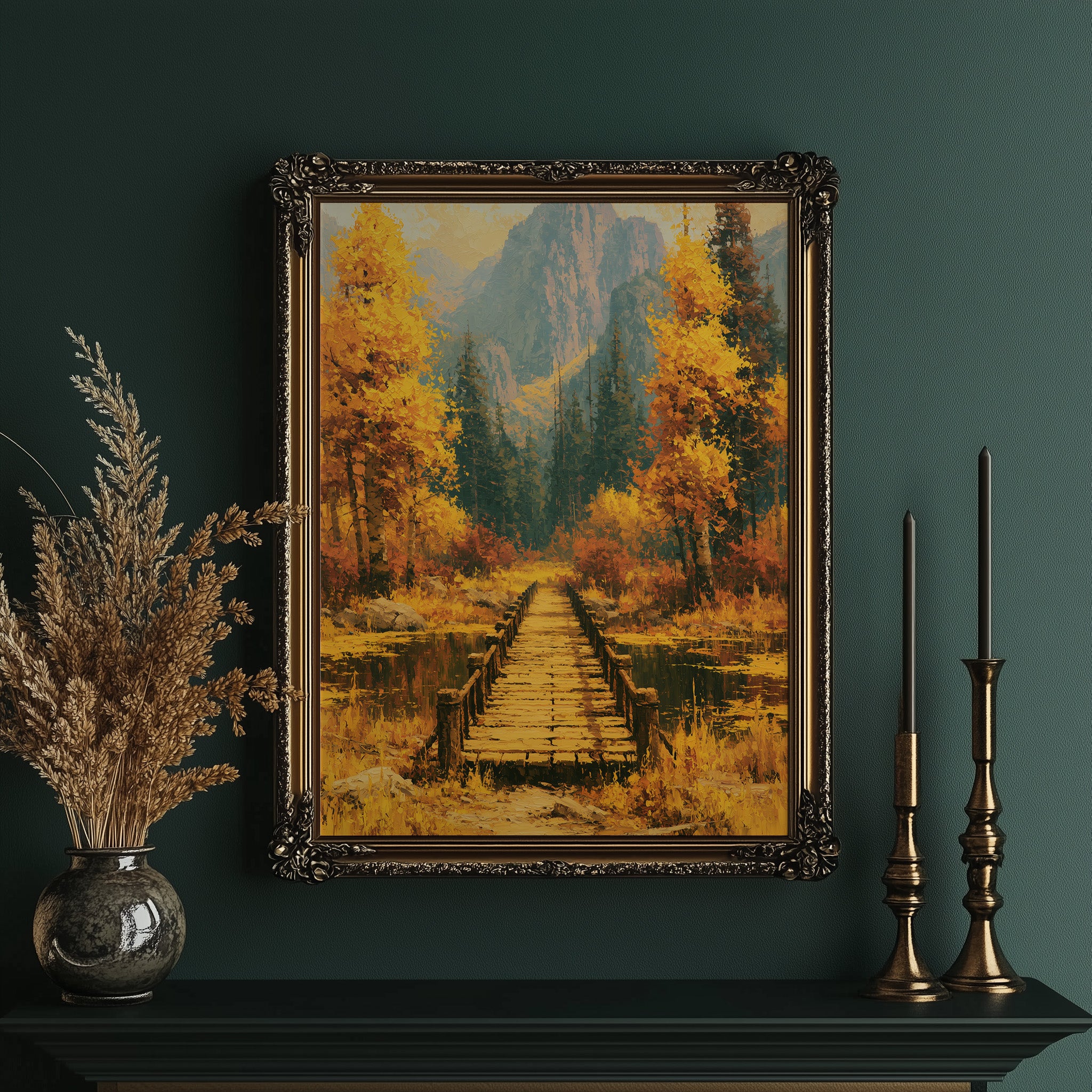 Golden Boardwalk to the Peaks