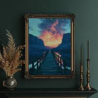 Boardwalk Into a Burning Sky