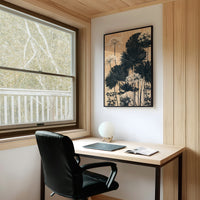 Palm Fans in Peach Light
