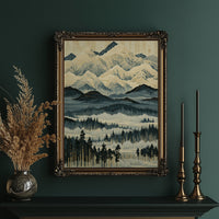 Blue Ridge in Marquetry