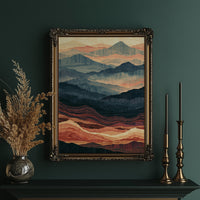 Dusk to Ember in Marquetry