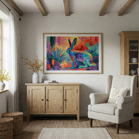 Desert Jackrabbit, Fauvist Bloom