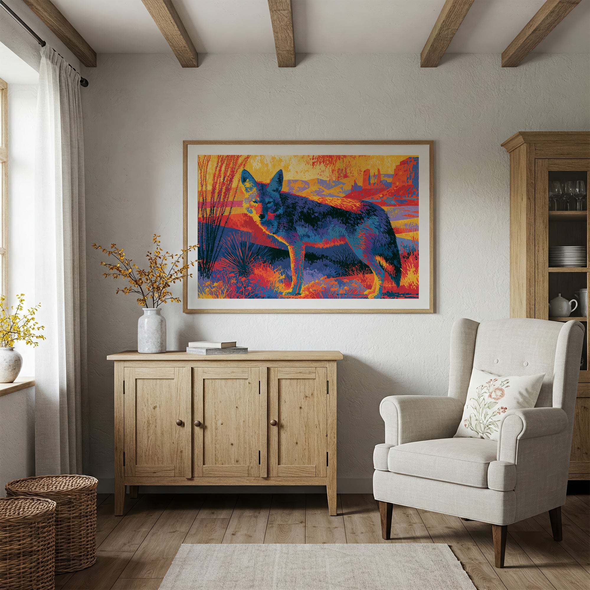 Blue Coyote, Canyon Blaze