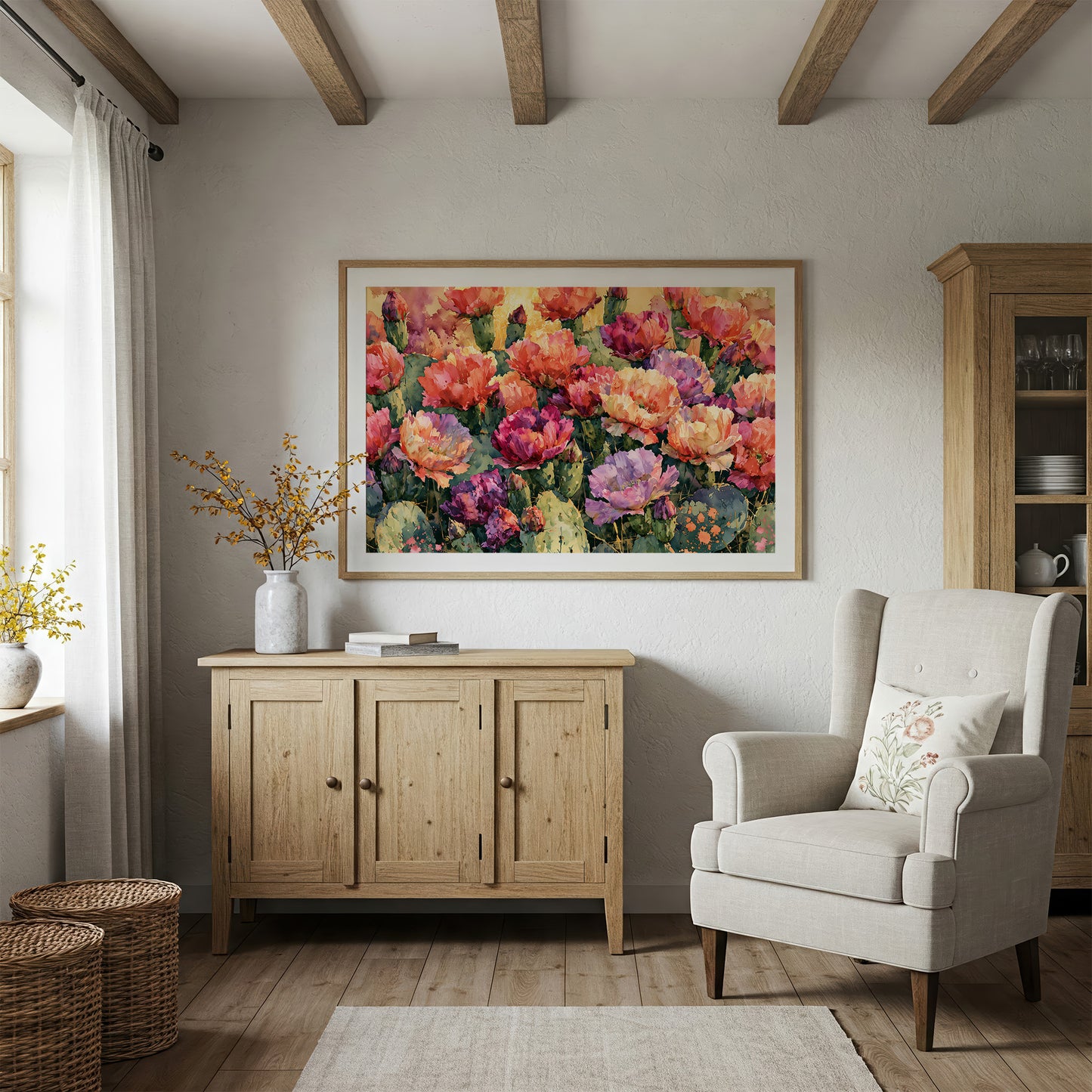 Cactus Blossoms, Full Bloom