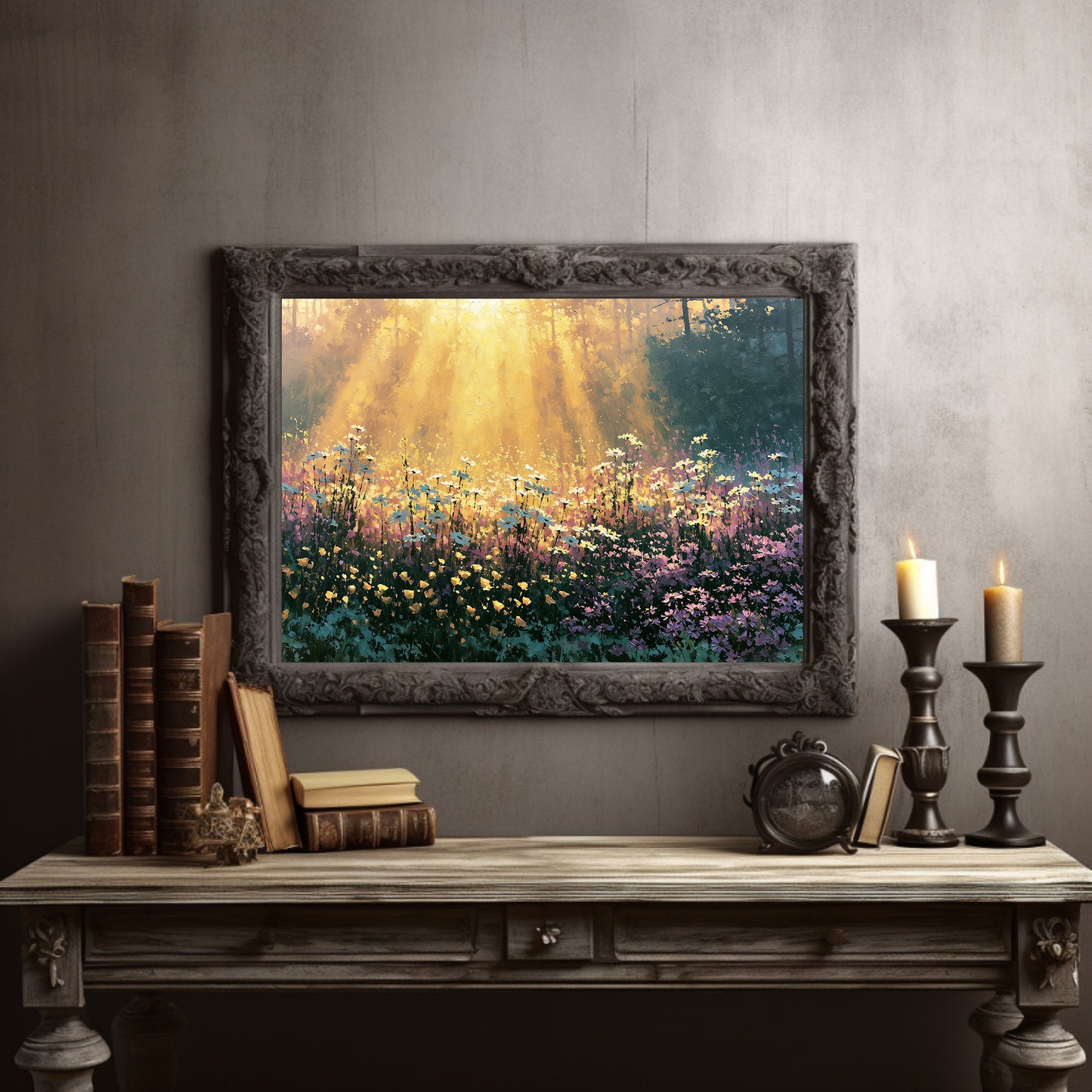 Sunlight Through the Wildflowers